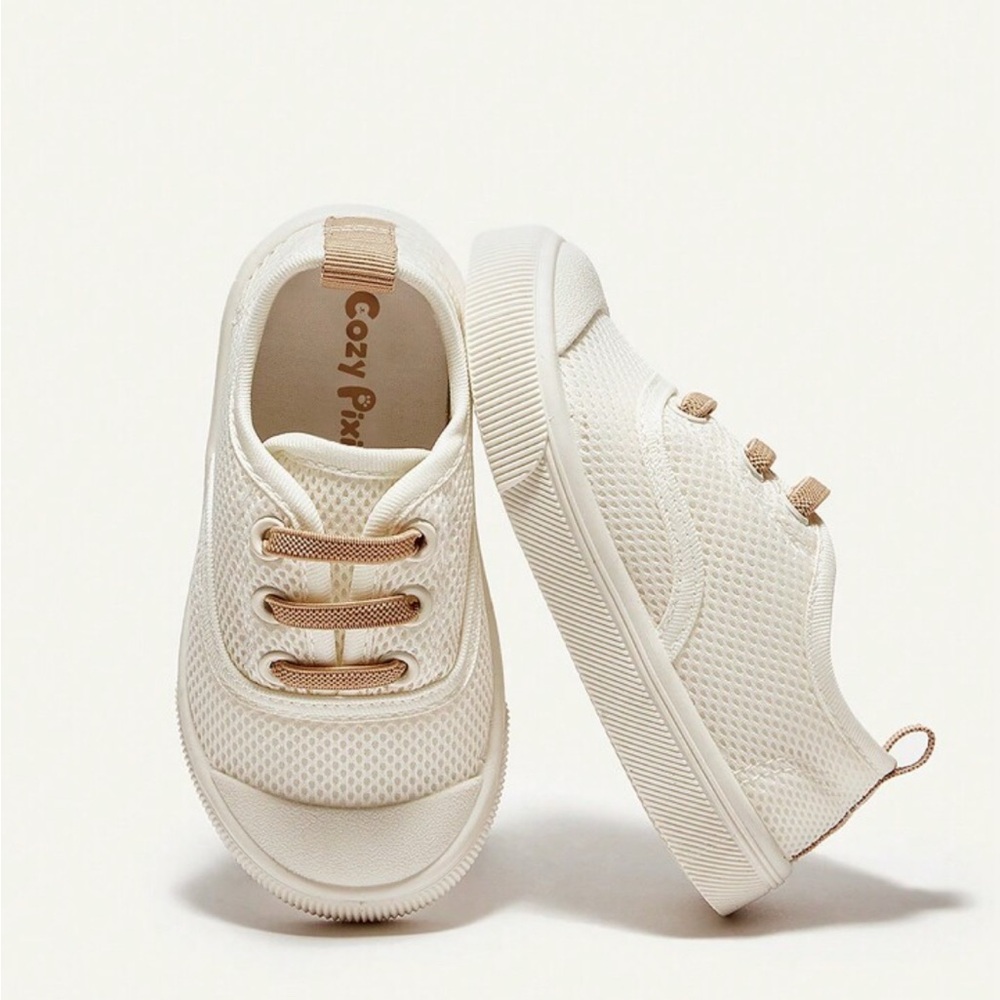Cream Sneakers for Effortless Style and Versatility Baby/Toddler shoe